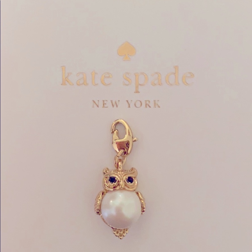Kate Spade Pearl Owl Charm